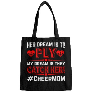 Discover Dream Cheer Mom Cheerleading Mommy Mother's Day Bags