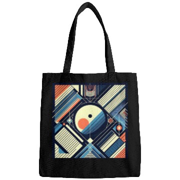 Discover Retro Geometric Shapes 80s 90s Style Bags