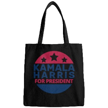 Discover Kamala Harris For President Button 2024 Bags