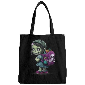 Discover Zombie Girl With Backpack - Back to School Bags