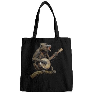 Discover Baboon Monkey Bluegrass Banjo Player Bags
