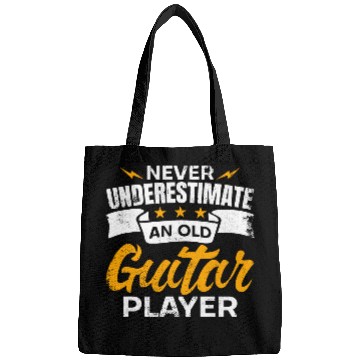 Discover Never Underestimate An Old Guitar Player Bags