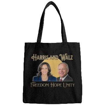 Discover Harris Walz Freedom Hope and Unity Bags