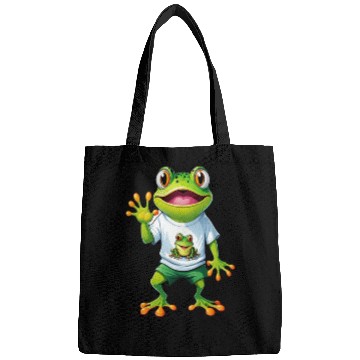 Discover Green Happy Frog Bags