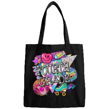 Discover 4th Grade 90s Back to School Grade School 90s Bags