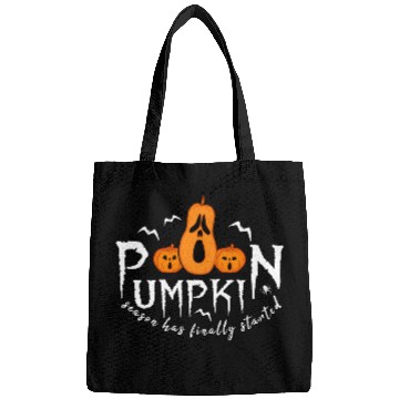 Discover pumpkin spiders bats Halloween Bags