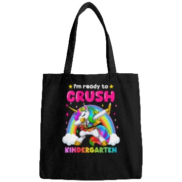 Discover I'm Ready To Crush Kindergarten Unicorn Bags