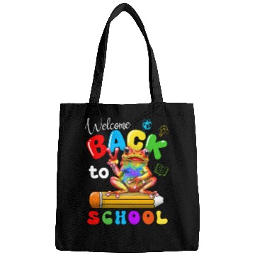 Discover Welcome Back To School Frog Lovers Bags