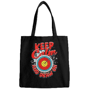 Discover Archery Archer Keep calm and draw on Bags