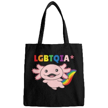 Discover Axolotl - Rainbow Flag LGBT Pride Bags