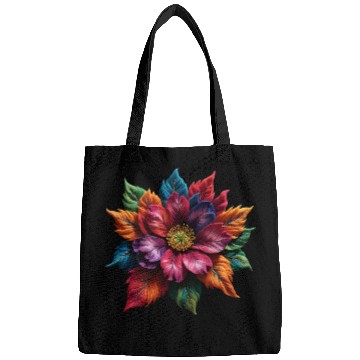 Discover Spectrum Bloom - The Vivid Floral Symphony Bags