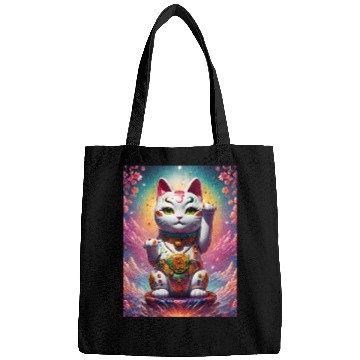 Discover Maneki neko lucky cat Bags