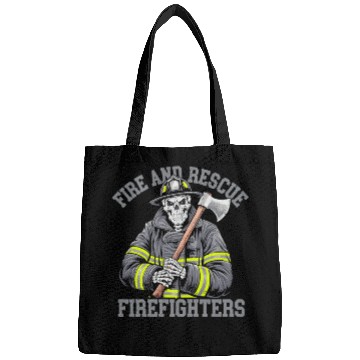 Discover Firefighter - Heroic Fire and Rescue Art Bags