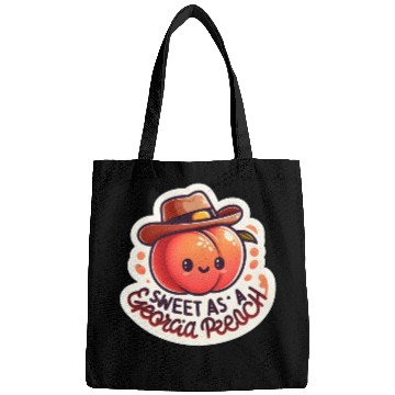 Discover Sweet as a Georgia Peach Sticker Bags