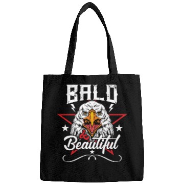 Discover Bald & Beautiful American Eagle with Stars and Bags
