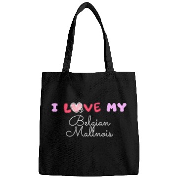 Discover I Love My Belgian Malinois Bags
