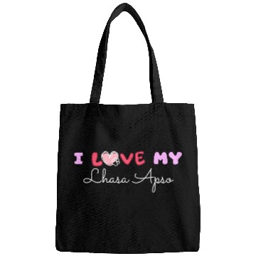 Discover I Love My Lhasa Apso Bags