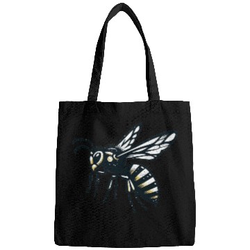 Discover Two Color Wasp Insect Art 3 Bags