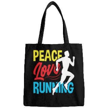 Discover Peace Love Running Design For Runners Bags