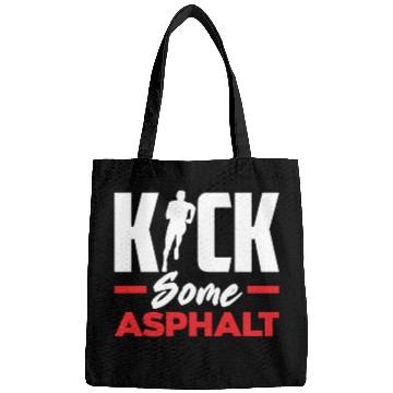 Discover Kick Some Asphalt Running Motivation Bags
