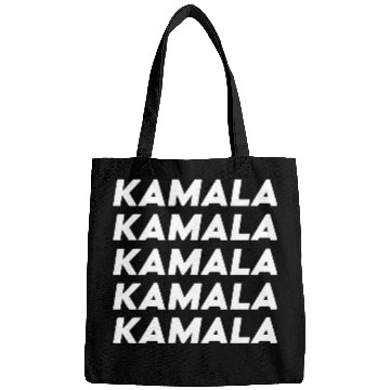 Discover Kamala Harris Election 2024 White Typography Bags