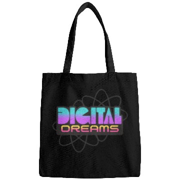 Discover Digital Dreams - Retro Y2K Streetwear Design Bags