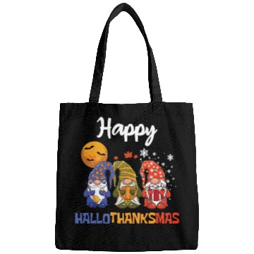 Discover Happy Hallothanksmas Halloween Thanksgiving Gnome Bags