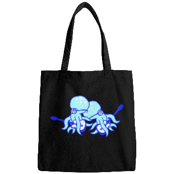 Discover Two Cool Octopus Kraken Squid Guitar 2 Band Team Bags
