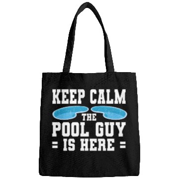 Discover Pool Cleaner Keep Calm The Pool Guy Is Here Bags