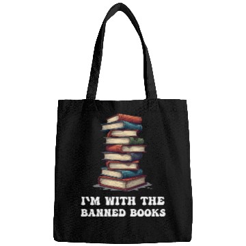Discover I Read Banned Books Funny Cat Reading Book Bags