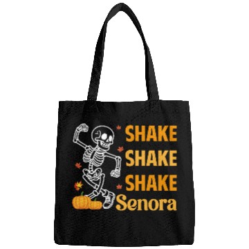 Discover Shake Shake Shake Senora Funny Skeleton Pumkin Hal Bags