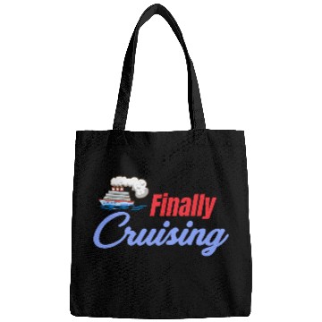 Discover Finally Cruising Cruise Ship Lover Sailing Bags