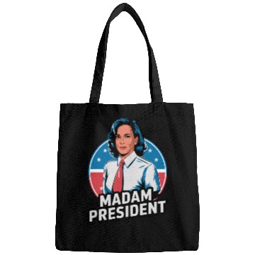 Discover Retro Kamala Madam President 2024 Bags