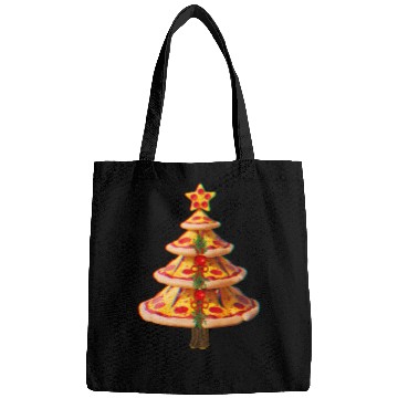 Discover Pepperoni Pizza Christmas tree Bags