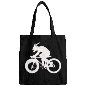 Discover devil on bicycle Bags