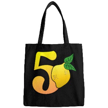 Discover Number 50th Birthday Lemon Bags