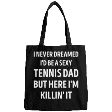 Discover Tennis Dad Funny Dad Joke Bags