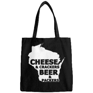 Discover Cheese And Crackers Beer And Packers - Funny Bags