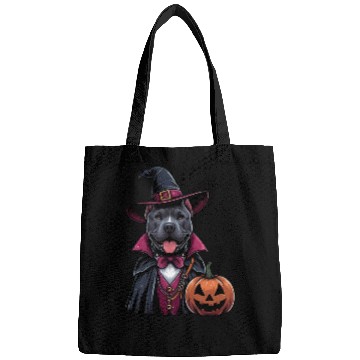 Discover Costumed Pitbull Halloween Bags