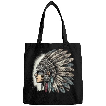 Discover Aztec Warrior Mask with Tribal Art and Ancient Bags