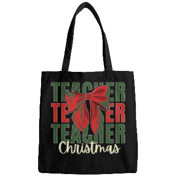 Discover Teacher Christmas Bags gift bow style