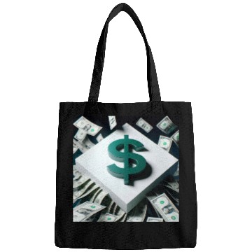 Discover Money Sign Square Bags