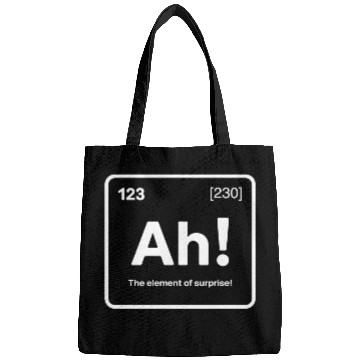 Discover Ah! The Element of Surprise - Funny Chemistry Pun Bags