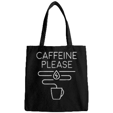 Discover Caffeine Please Neon Sign Bags
