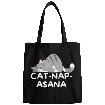 Discover Funny Cat-Nap-Asana sleeping yoga Bags