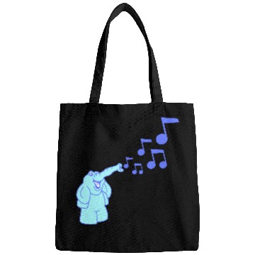 Discover Cute Elephant music nout Toot Trunk Trumpet Comic Bags