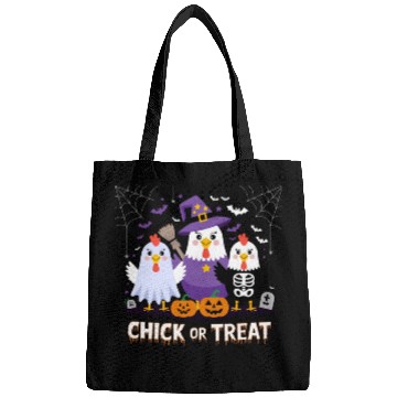 Discover Chick or Treat Halloween Fun with Ghost, Witch, Bags