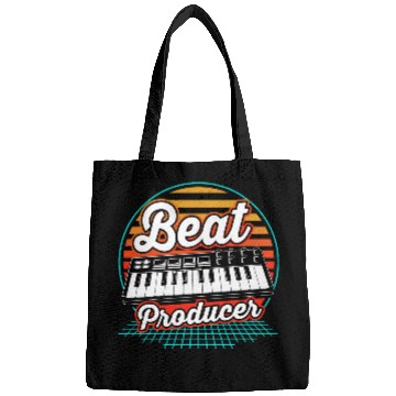 Discover Retro Sunset Beat Maker Music Producer Bags