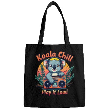 Discover Koala Chill Play It Loud Design Bags