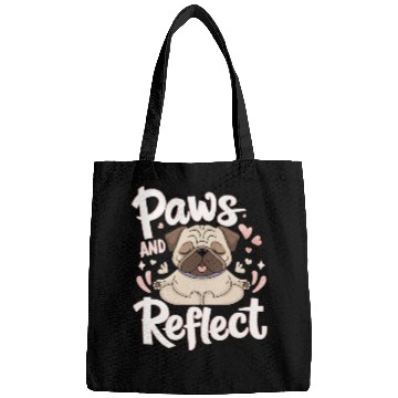Discover Paws And Reflect Yoga Pug Mediation Bags